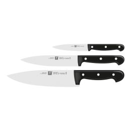 ZWILLING TWIN Chef 2 Messerset 3-tlg eisgehärtete FRIODUR Klinge korrosionsbeständig