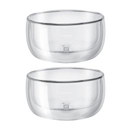 ZWILLING Sorrento Doppelwandiges Glas, Dessert, 280 ml / 2-tlg hochwertiges  Borosilikatglas