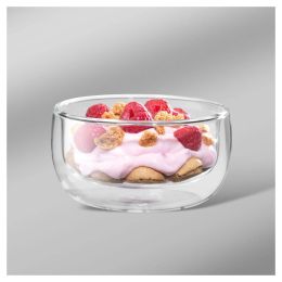 ZWILLING Sorrento Doppelwandiges Glas, Dessert, 280 ml / 2-tlg hochwertiges Borosilikatglas