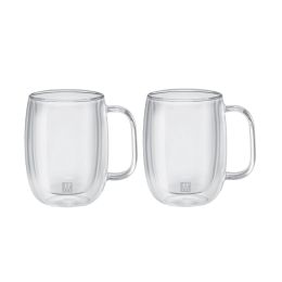 ZWILLING Sorrento Plus Kaffeeglasset, 350 ml / 2-tlg hochwertiges Borosilikatglas