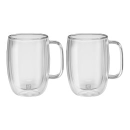 ZWILLING Sorrento Plus Latte Macchiato Glasset, 450 ml / 2-tlg hochwertiges Borosilikatglas