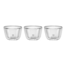 ZWILLING Sorrento Tapas Set, 3-tlg Transparent hochwertiges Borosilikatglas