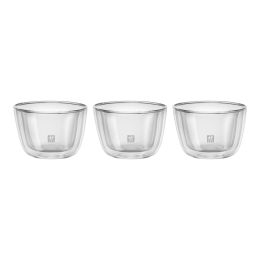 ZWILLING Sorrento Tapas Set, 3-tlg Transparent  hochwertiges  Borosilikatglas