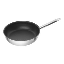 ZWILLING ProBratpfanne 28 cm, 18/10 Edelstahl, Silber-Schwarz Geeignet für alle Herdarten