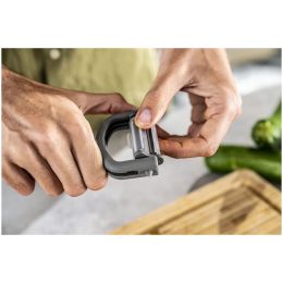 ZWILLING Z-Cut 5-in-1 Sparschäler Schäler, Grau Kunststoff Rostfrei und spülmaschinengeeignet