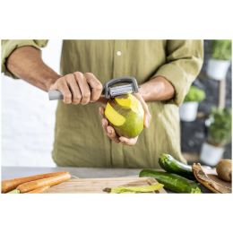 ZWILLING Z-Cut 5-in-1 Sparschäler Schäler, Grau Kunststoff Rostfrei und spülmaschinengeeignet