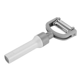 ZWILLING Z-Cut 5-in-1 Sparschäler Schäler, Grau Kunststoff Rostfrei und spülmaschinengeeignet