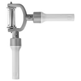 ZWILLING Z-Cut 5-in-1 Sparschäler Schäler, Grau Kunststoff Rostfrei und spülmaschinengeeignet