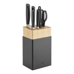 ZWILLING All * Star Messerblockset 7-tlg, Küchenmesser Kochmesser Schwarz