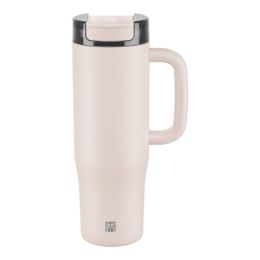 ZWILLING Thermo plus Isolierbecher Thermobecher mit Strohhalm, 900 ml Edelstahl Chocolate