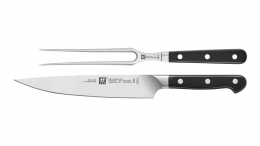 Zwilling® Pro Messerset, 2-tlg. Fleischmesser 200 mm, Fleischgabel 180 mm