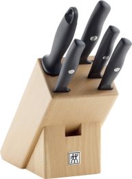 ZWILLING J.A. HENCKELS ZWILLING® Life Messer Messerblock, natur, 6-tlg.