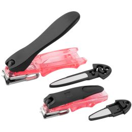 ZWILLING Classic INOX 2er Set Nagelknipser mit Nagelfeile rot Maniküre Pediküre