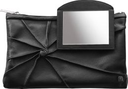 Zwilling Twinox Kosmetiktasche 3-tlg. schwarz Kombi-Nagelschere Pinzette schräg Saphir-Nagelfeile aus edelem Rindleder