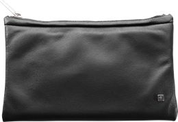 Zwilling Twinox Kosmetiktasche 3-tlg. schwarz Kombi-Nagelschere Pinzette schräg Saphir-Nagelfeile aus edelem Rindleder