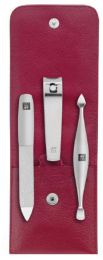 Zwillling Twinox Manicure Etui 4tlg.Taschenetui + Multitool/Taschenmesser rot